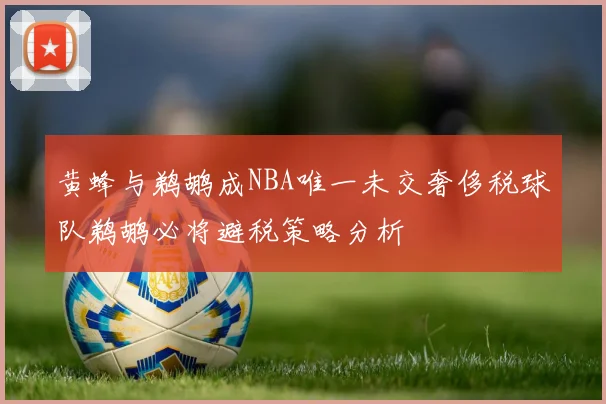 黄蜂与鹈鹕成NBA唯一未交奢侈税球队鹈鹕必将避税策略分析